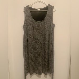 Maternity dress, Thyme, size XXL, grey with tie belt